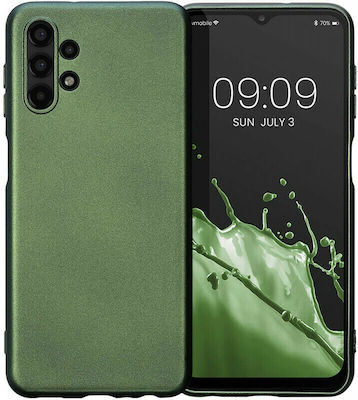 KWmobile Metallic Silicone Back Cover Forest Green (Galaxy A13 4G)