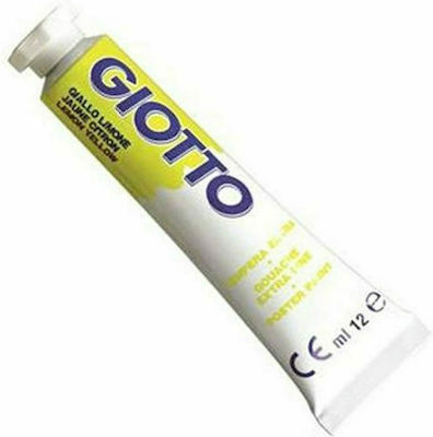 Giotto Tempera Tempera Colour Paint Tube 12ml Yellow