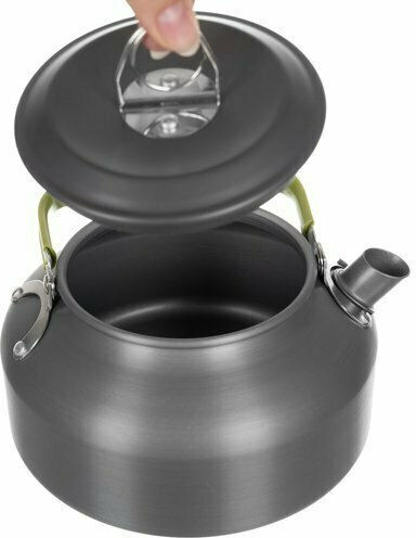 Trizand Cookware Set for Camping Portable with Non-Stick Coating 13pcs