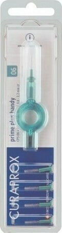 Curaprox Prime Plus Handy Interdental Brush Refills 0.6mm Turquoise 5pcs