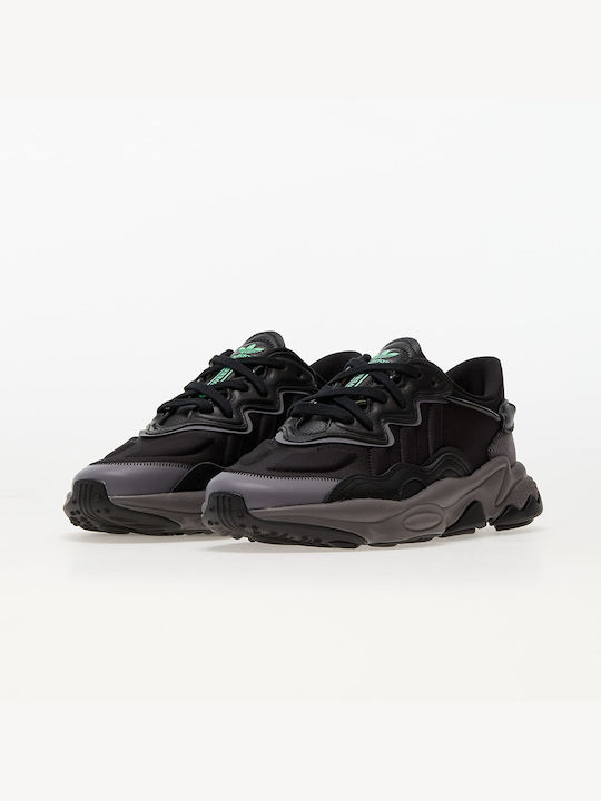 Adidas Ozweego Ανδρικά Chunky Sneakers Core Black / Ch Solid Grey / Screen Green