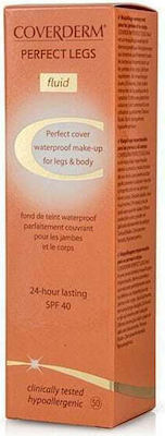 Coverderm Perfect Legs Waterproof Make Up Fluid SPF40 50 75ml