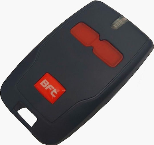 Bft Mitto B RCB02 R1 2-Channel Garage Door Remote Control with Rolling Code 433.92MHz Red