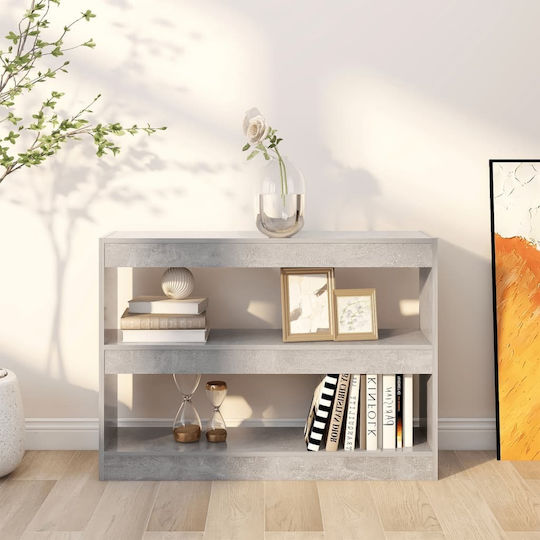 Bibliotecă Gri 100x30x72 cm