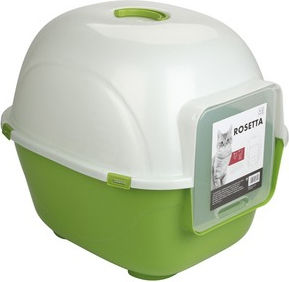 M-Pets Rosetta Katzentoilette Geschlossen Grün L62 x B53 x H56cm