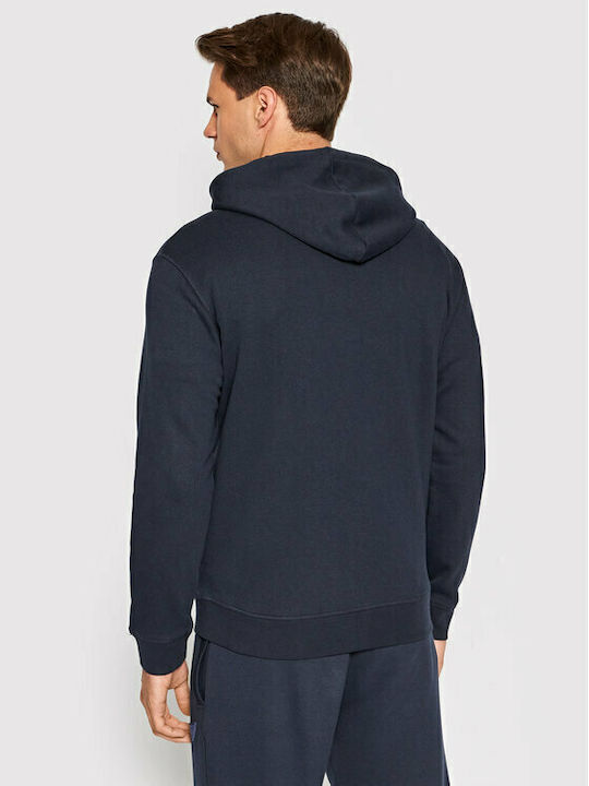 Sweatshirt with Hood Navy Blue