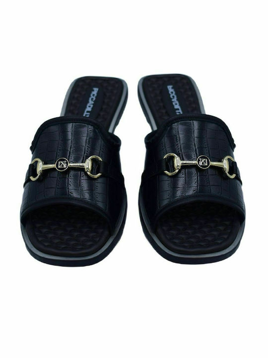 Piccadilly Women's Flat Sandals Anatomic in Black Color