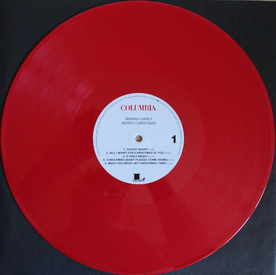 Mariah Carey Merry Christmas LP Rot Vinyl