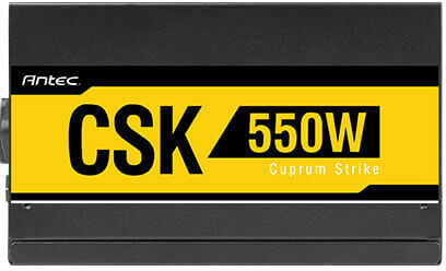 Antec CSK 550 550W Μαύρο Τροφοδοτικό Υπολογιστή Full Wired 80 Plus Bronze