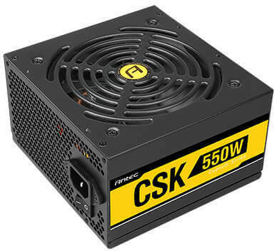 Antec CSK 550 550W Μαύρο Τροφοδοτικό Υπολογιστή Full Wired 80 Plus Bronze