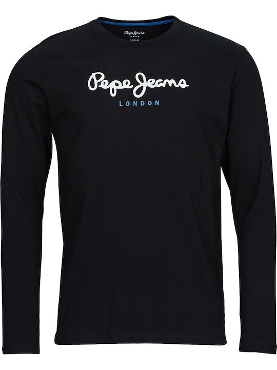 Eggo Long Sleeve Black Blouse