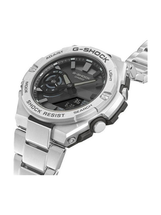 Casio G-Shock G-Steel Men's Watch 49mm Battery with Silver Metal Bracelet