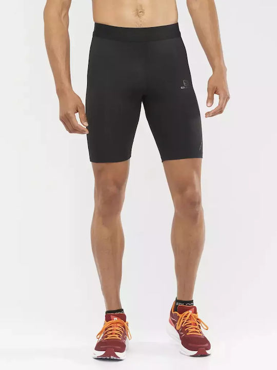 Salomon Men's Sports Short Leggings Black