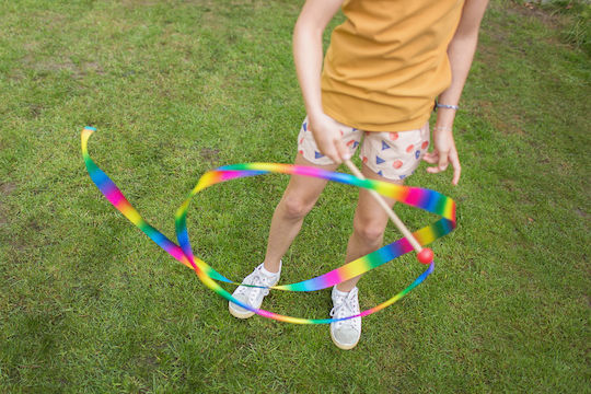 BS Toys Dance Ribbon Rhythmische Gymnastikband 3m Mehrfarbig