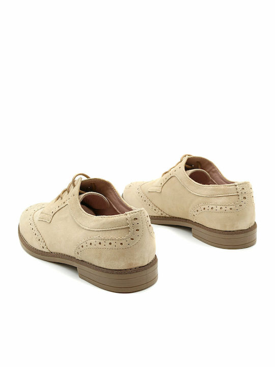 Γυναικεία Oxfords σε Χρυσό Χρώμα