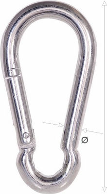 Carabiner Galvanizat 8 x 80 mm 1buc