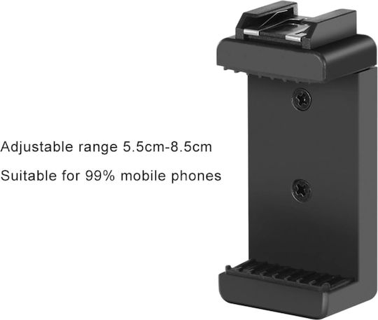 Yunteng AY-49 Selfie Stick Τρίποδο Κινητού Bluetooth με Φωτισμό Μαύρο