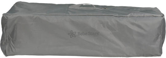 Bebe Stars Journey Panda Playpen with Mattress Gray 125x65cm