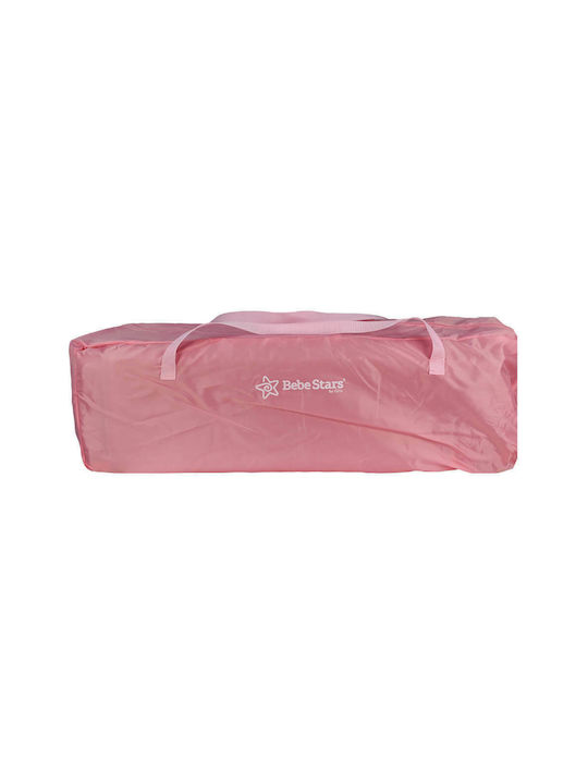 Bebe Stars Animal Bunny Playpen 2 Levels with Mattress Pink 125x65cm