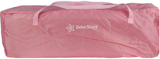 Bebe Stars Animal Bunny Playpen 2 Levels with Mattress Pink 125x65cm