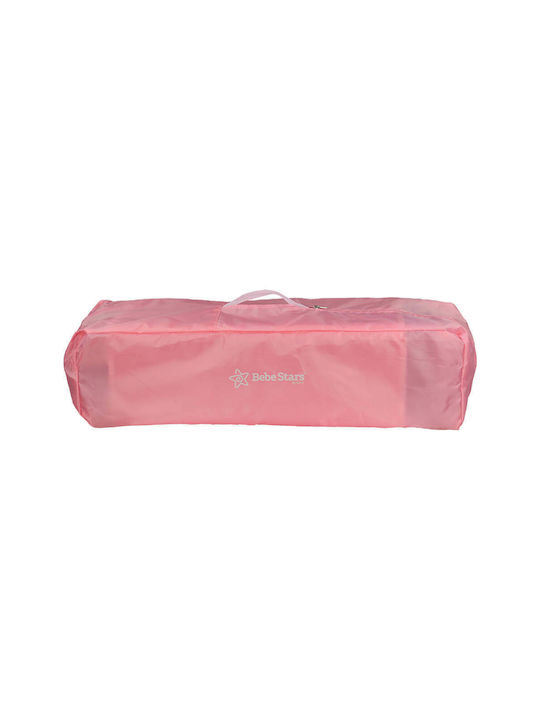 Bebe Stars Journey Bunny Playpen with Mattress Pink 125x65cm