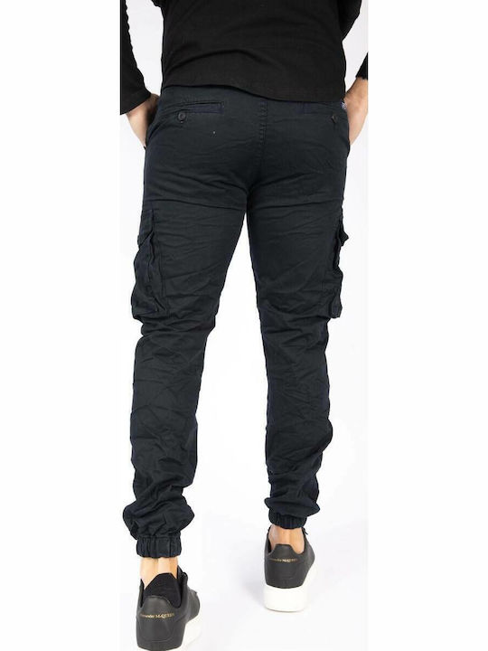 Παντελόνι Cargo σε Slim Εφαρμογή Navy Μπλε