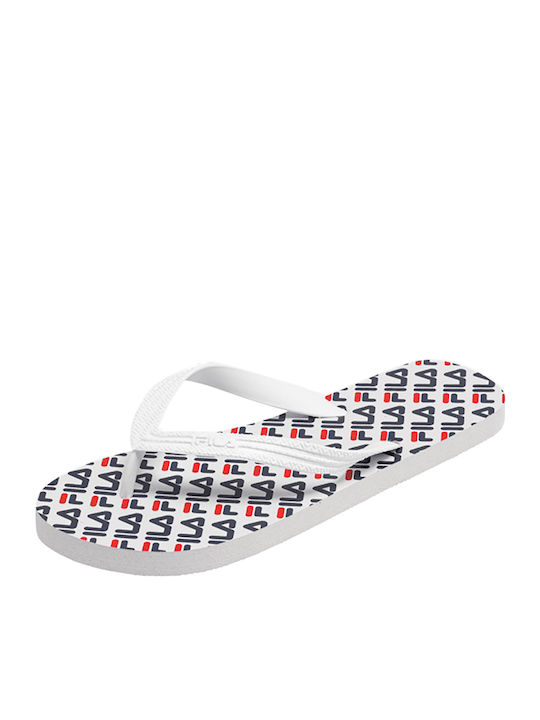 Troy Slapi Bărbați Flip Flops Albi