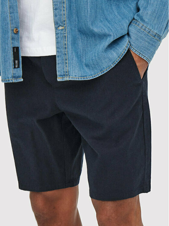 Men's Shorts Chino Navy Blue