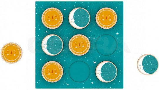 Board Game Sun and Moon Tic Tac Toe for 2 Players 3+ Years Old (EN) Londji