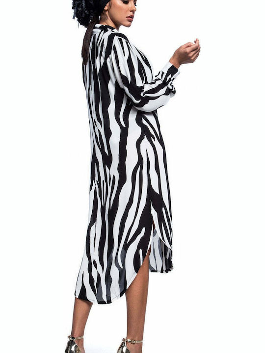 Bluepoint Africanism Καφτάνι Παραλίας Zebra
