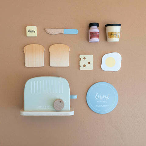 Little Dutch Wooden Toaster For 3+ Years 18 cm 10 pcs