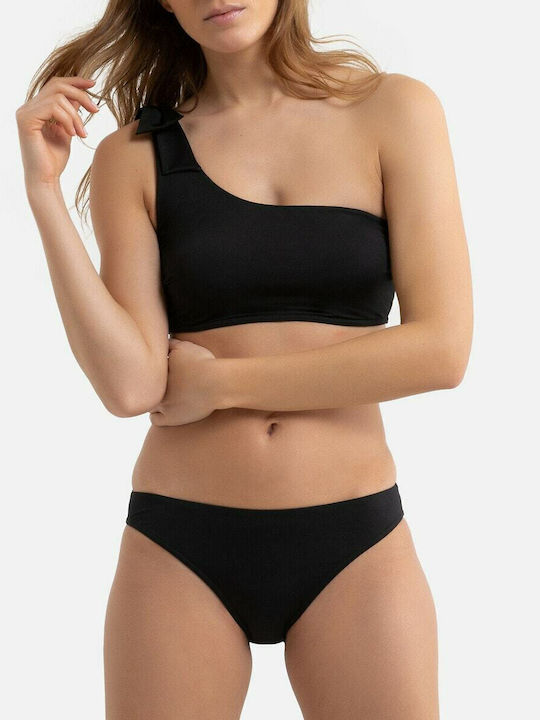Bikini One Shoulder Black