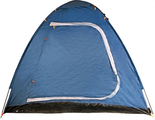 Campo Rimo 4 Blackout Summer Camping Tent Igloo Blue with Double Cloth for 4 People 210x240x175cm