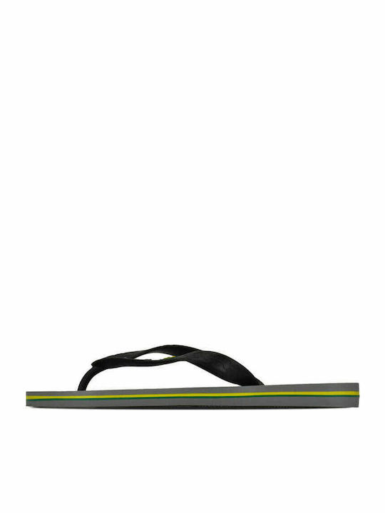 Classic Brazil II Men's Flip Flops Gray
