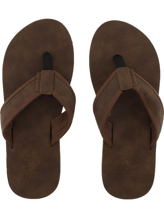 Slapi Bărbați Flip Flops Anatomici Maro