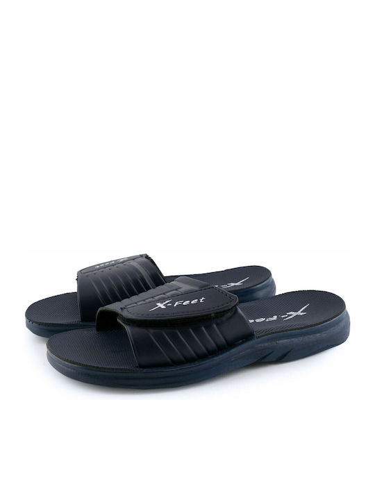 Men's Slides Blue