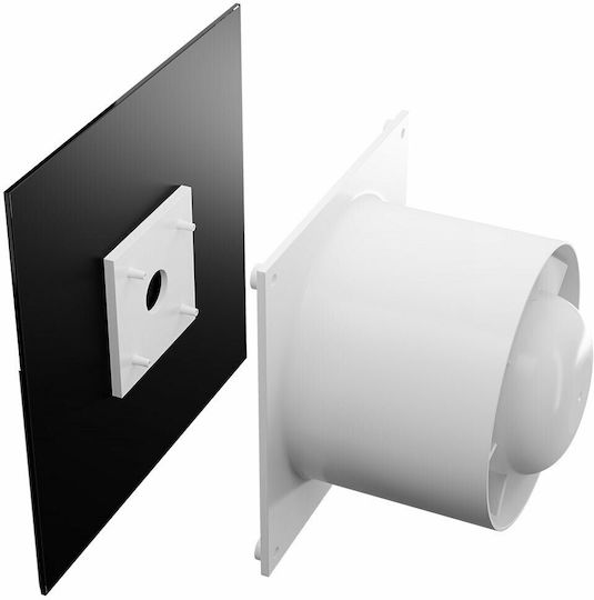 Dospel Veroni Glass 120 Wandmontage Lüfter 120mm Schwarz