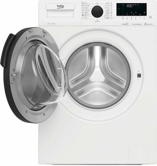 Beko WUE7626XBWS Πλυντήριο Ρούχων 7kg με Τεχνολογία Ατμού 1200 Στροφών 7000 640 062