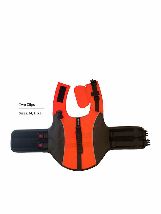 Pet Interest Life Jacket Dog Life Jacket Waterproof Medium Red 53cm