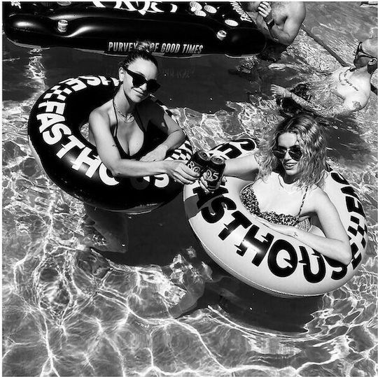 Fasthouse Twister Inflatable Floating Ring Black