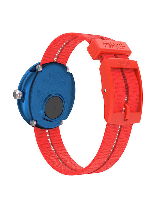 FlikFlak Kids Analog Watch with Fabric Strap Red