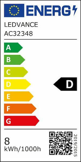 Ledvance CLA75 LED Bulb 7.5W for Socket E27 and Shape A60 Natural White 1055lm