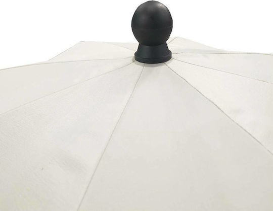 Origin Outdoors Beach Folding Beach Umbrella Aluminum Diameter 1.8m with UV Protection and Air Vent Beige