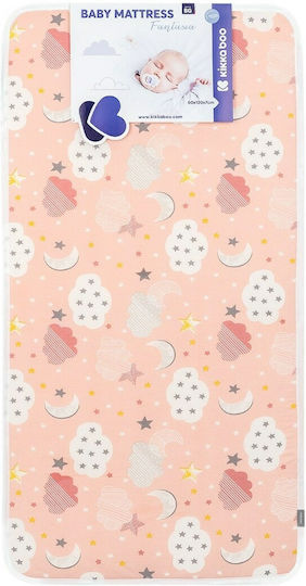 Kikka Boo Στρώμα Κούνιας Fantasia Clouds Peach 60cmx120cmx7cm