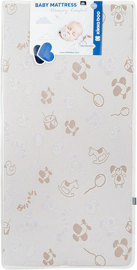 Kikka Boo Στρώμα Κούνιας Memory Comfort Horses με Memory Foam 60cmx120cmx12cm