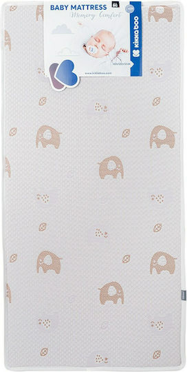 Kikka Boo Стелка За Количка Memory Comfort Elephants с Memory Foam 60x120x12см