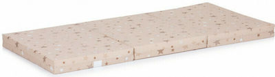 Chipolino Playpen Mattress Stars Humus - Beige 60x120x6cm