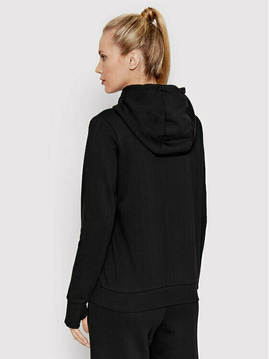 4F Women's Hooded Cardigan Black