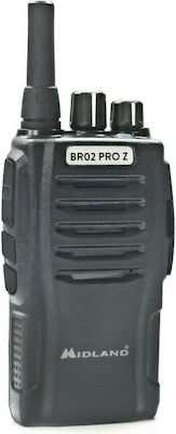 Midland BR02 Pro Z Walkie Talkie fără Ecran Set 2buc