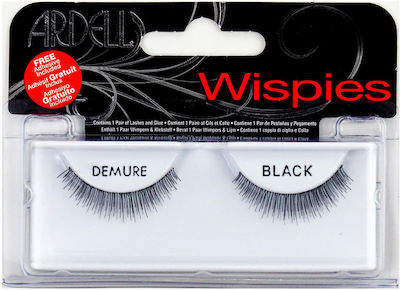 Ardell Wispies Wimpern Wimpern in Schwarz Farbe Dezentes Schwarz